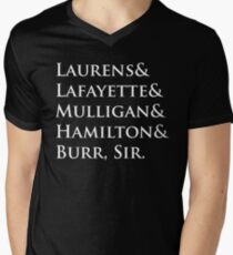 Hamilton Names Men's V-Neck T-Shirt
