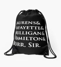 Hamilton Names Drawstring Bag