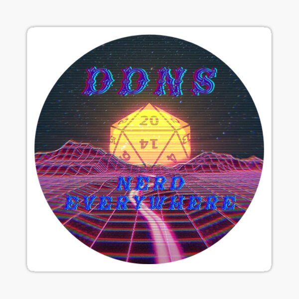DDNS Nerd Everywhere 2 Sticker