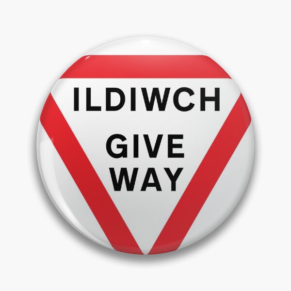 Item preview, Welsh traffic sign: Give way/Ildiwch(TSRGDNO 602) designed and sold by Spyromike.