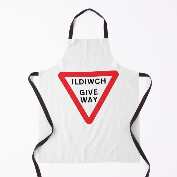 Item preview, Welsh traffic sign: Give way/Ildiwch(TSRGDNO 602) designed and sold by Spyromike.