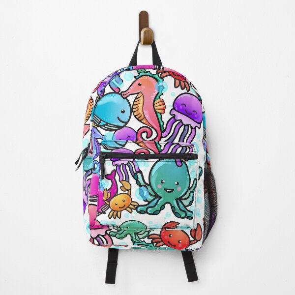 Item preview, Underwater cute animals with bubbles designed and sold by Soumita.