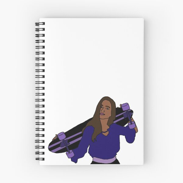 Item preview, Patinador Longboarder Morado Oscuro Mujer designed and sold by Mghoward19.