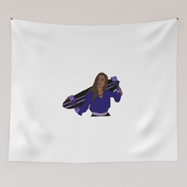 Item preview, Longboarder Skater Dark Purple Female designed and sold by Mghoward19.