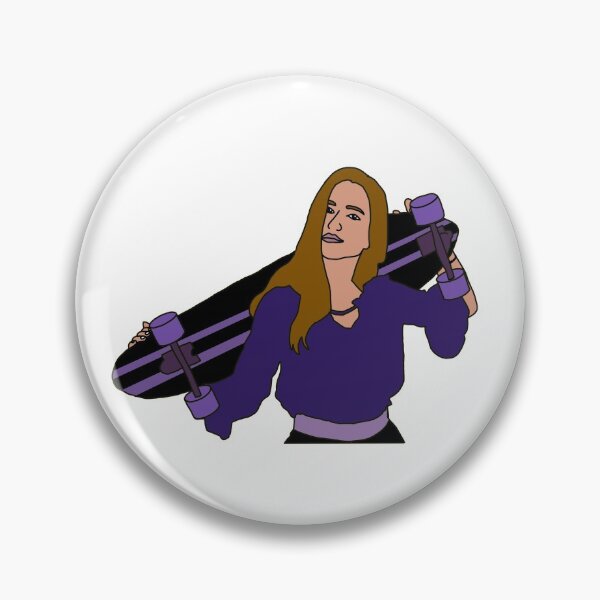 Item preview, Longboarder Skater Light Purple Female designed and sold by Mghoward19.