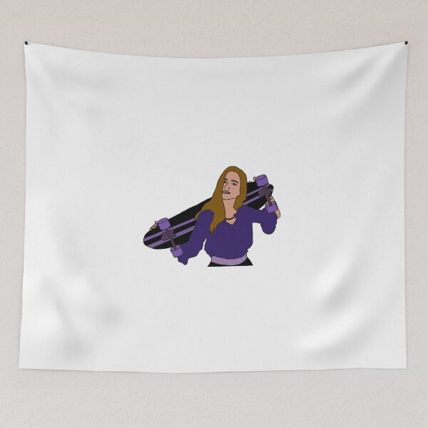 Item preview, Longboarder Skater Light Purple Female designed and sold by Mghoward19.