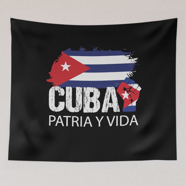 Item preview, Free Cuba Patria Y Vida Sos Cuba Cuban Protest Freedom For Cuba designed and sold by NerdCulture.