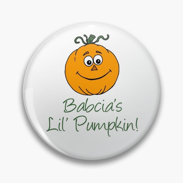 Item preview, Babcia's Little Pumpkin Featuring Cartoon, Smiling Pumpkin designed and sold by jaycartoonist.