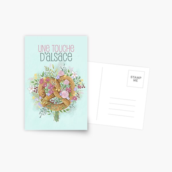 A touch of Alsace Postcard