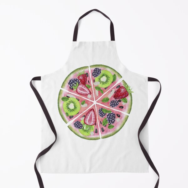 Item preview, Watercolour Fruit pizza,kiwi,watermelon,strawberry,blackcurrant summer design designed and sold by MiloHarris.