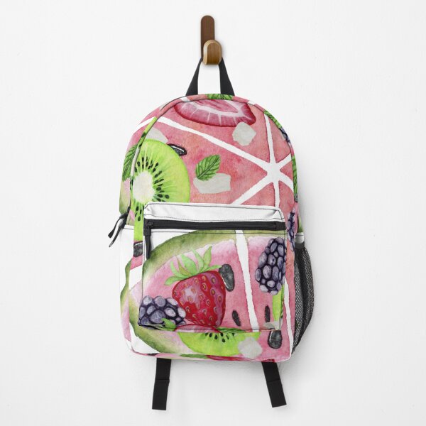 Item preview, Watercolour Fruit pizza,kiwi,watermelon,strawberry,blackcurrant summer design designed and sold by MiloHarris.