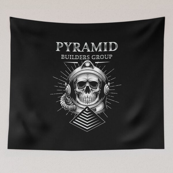 Item preview, Pyramid Builders Group Astronaut Theorist designed and sold by Uppercase Tees.