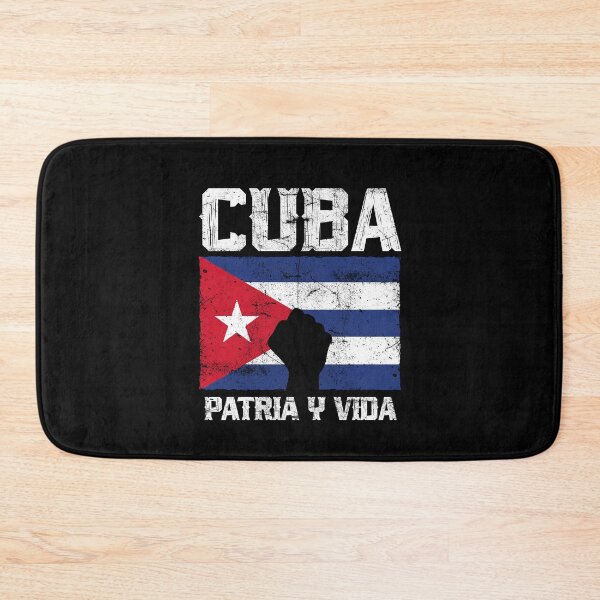 Item preview, SOS Cuba Flag Patria y Vida Bandera Banderitas Cubanas Libre Protest Free Cuba designed and sold by PIODesign.