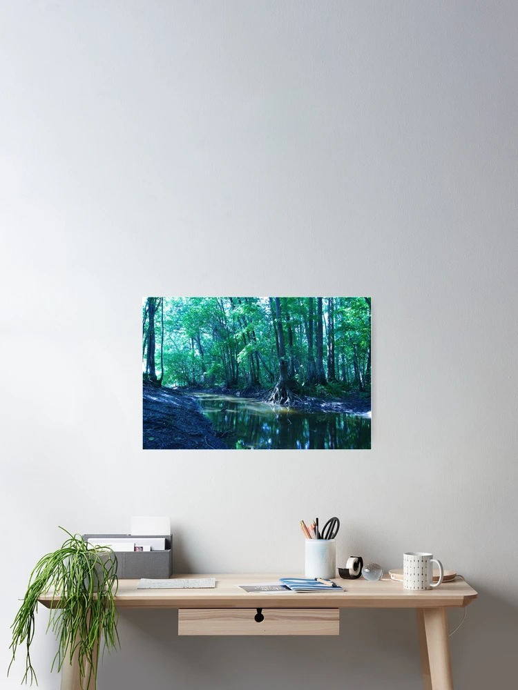 Thumbnail 2 of 3, Poster, Summer Stream designed and sold by InhumanImaging.