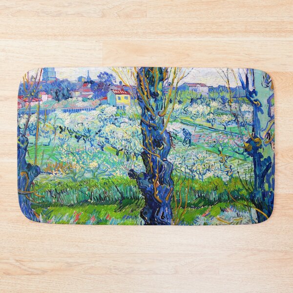 Item preview, View of Arles, Flowering Orchards (1889) designed and sold by allhistory.