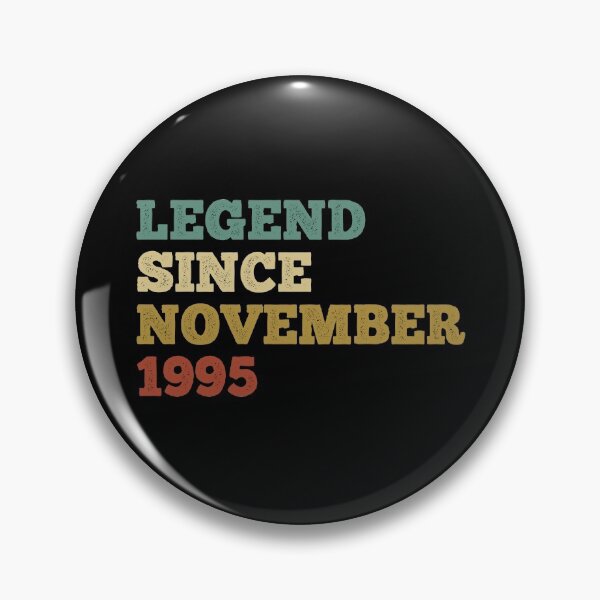Item preview, legend since november 1995, vintage 1995 t shirt, 26th birthday shirt, 26th birthday ideas, november birthday shirt, november birthday, november shirt designed and sold by T-DESIGNEDZ.
