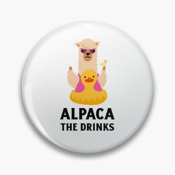 Item preview, ALPACA the drinks party llama designed and sold by littlerhody.