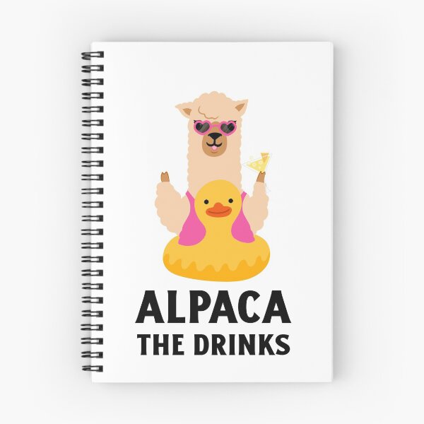 Item preview, ALPACA the drinks party llama designed and sold by littlerhody.