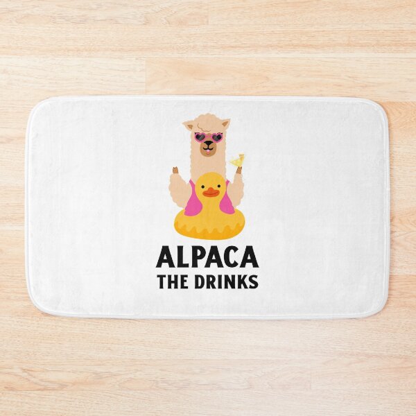 Item preview, ALPACA the drinks party llama designed and sold by littlerhody.