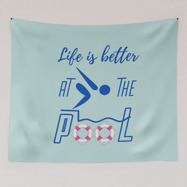 Item preview,  life is better at the pool designed and sold by bateka.