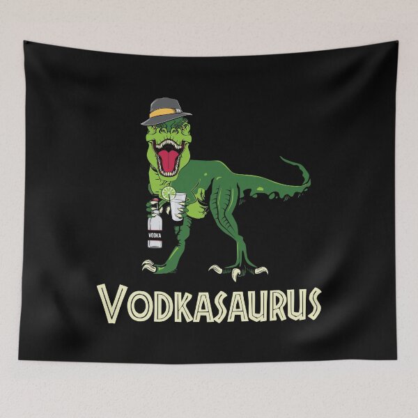 Item preview, Vodkasaurus Dinosaur Vodka Vodka Lemon Trex Graphic Design designed and sold by brunsch-print.