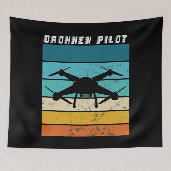 Item preview, Drone pilot vintage retro designed and sold by Shirt-Kaiser.
