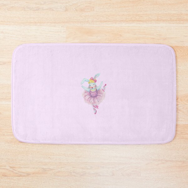 Item preview, Watercolor bunny ballerina designed and sold by KaterynaAndArt.