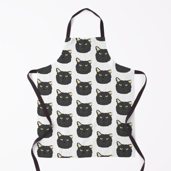 Item preview, Black Cat Grid Pattern designed and sold by RevolutionInPaint.