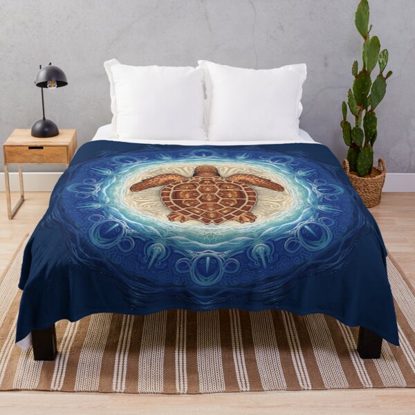 Item preview, Loggerhead Sea Turtle Mandala designed and sold by PaleoPanthera.
