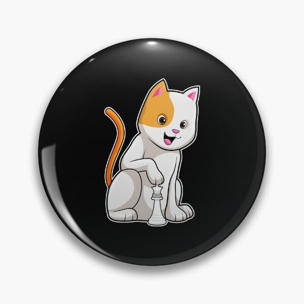 Item preview, Cat at Chess with Chess piece Queen designed and sold by Snabdesign84.