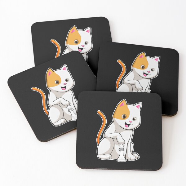 Item preview, Cat at Chess with Chess piece Queen designed and sold by Snabdesign84.