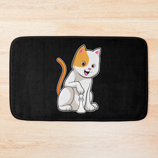 Item preview, Cat at Chess with Chess piece Queen designed and sold by Snabdesign84.