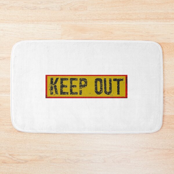 Item preview, KEEP OUT Wordart Sign, No Trespassing designed and sold by Nostrathomas66.