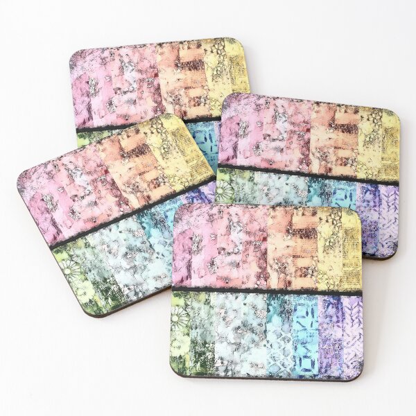 Item preview, Rainbow Gelliprint - Blocked Stripes  designed and sold by shriamato.