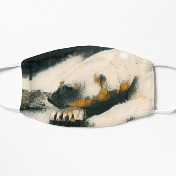  Save The Arctic Lovers Flat Mask