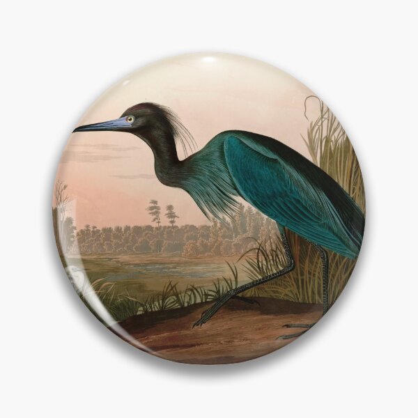 Item preview, Blue Crane or Heron Birds of America Audubon Illustration Bird Lovers Gift designed and sold by VintageArchive.
