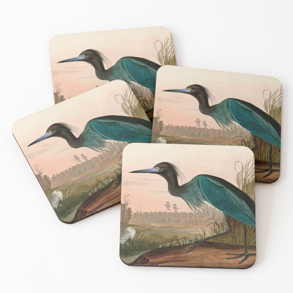 Item preview, Blue Crane or Heron Birds of America Audubon Illustration Bird Lovers Gift designed and sold by VintageArchive.