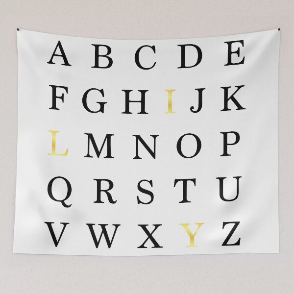 Item preview, Alphabet ILY designed and sold by Marla Perelmuter.