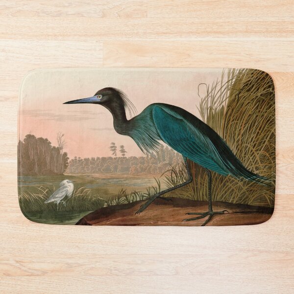 Item preview, Blue Crane or Heron Birds of America Audubon Illustration Bird Lovers Gift designed and sold by VintageArchive.