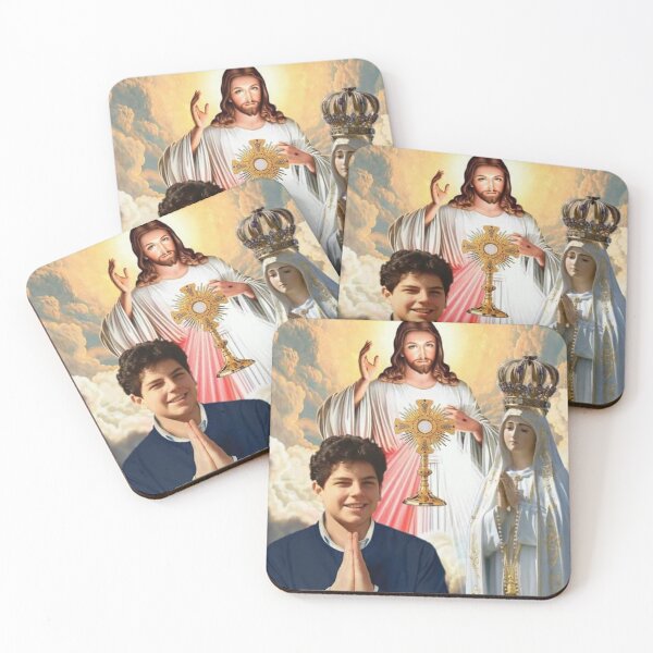 Item preview, Blessed Carlo Acutis, Jesus and Our Lady of Fátima designed and sold by Santo di Casa.