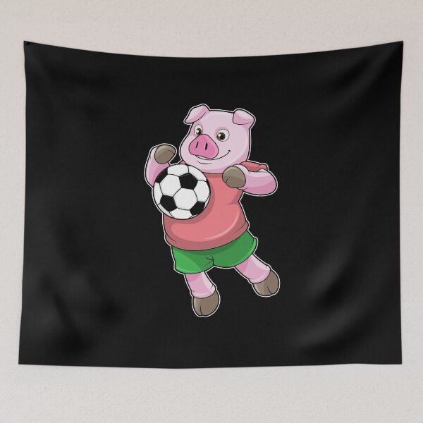 Item preview, Pig Soccer player Soccer  designed and sold by Snabdesign84.