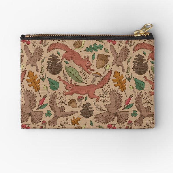 Woodland Critters Zipper Pouch