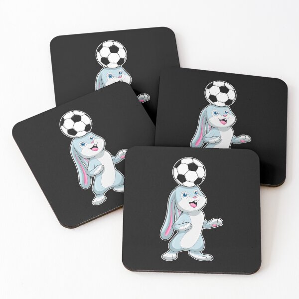 Item preview, Rabbit as Soccer player with Soccer ball designed and sold by Snabdesign84.