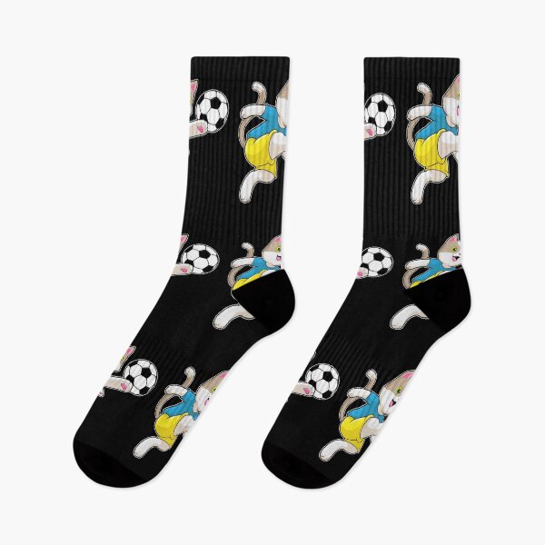 Item preview, Cat as Soccer player with Soccer ball designed and sold by Snabdesign84.
