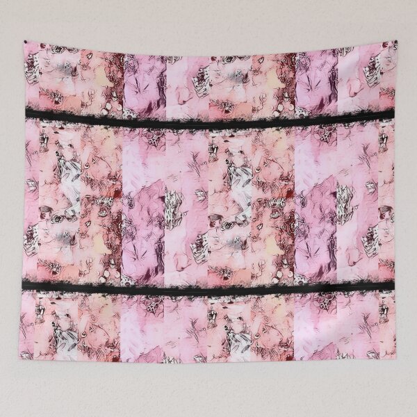 Item preview, Pink/Red Gelliprint - Vertical Stripes  designed and sold by shriamato.