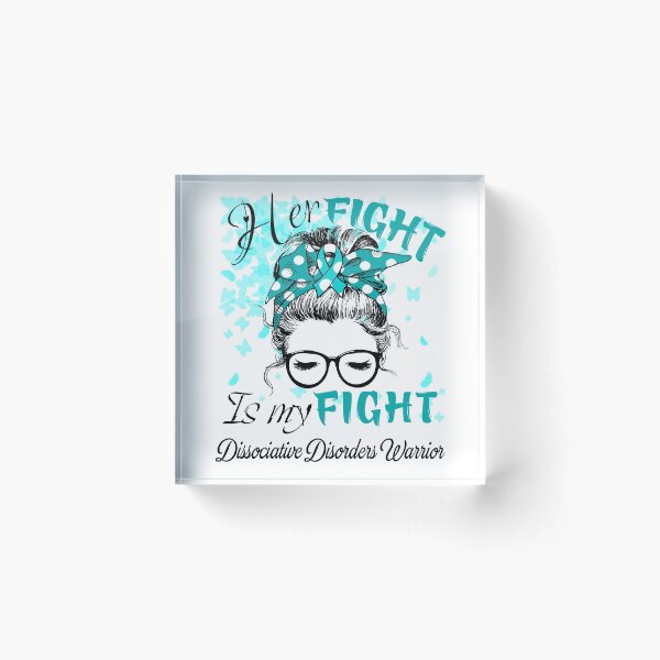 Item preview, Her Fight Is My Fight Dissociative Disorders Warrior designed and sold by rechardtee.
