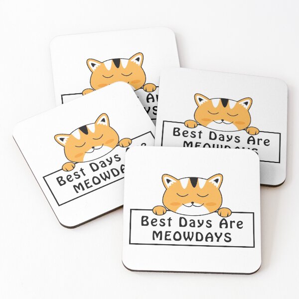 Item preview, Best Days are Meowdays designed and sold by Asa-design.