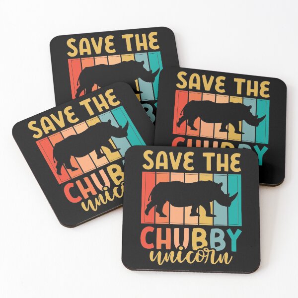 Item preview, Save The Chubby Unicorn Rhinoceros designed and sold by rehatschek.