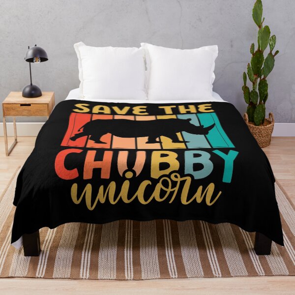 Item preview, Save The Chubby Unicorn Rhinoceros designed and sold by rehatschek.