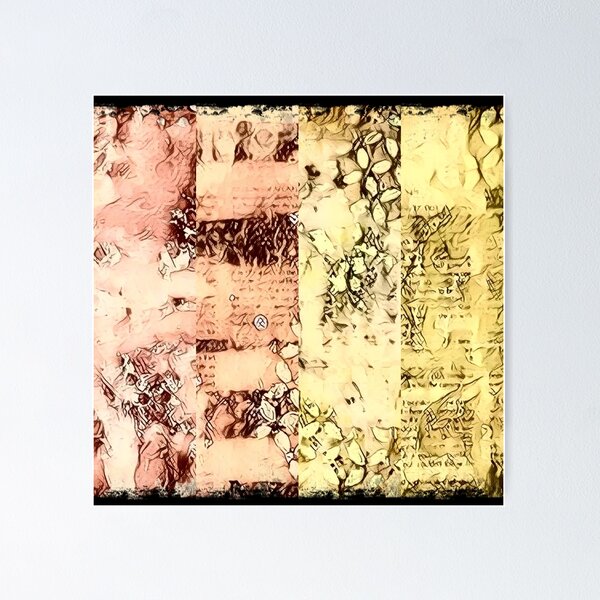 Item preview, Orange/Yellow Gelliprint - Vertical Stripes  designed and sold by shriamato.